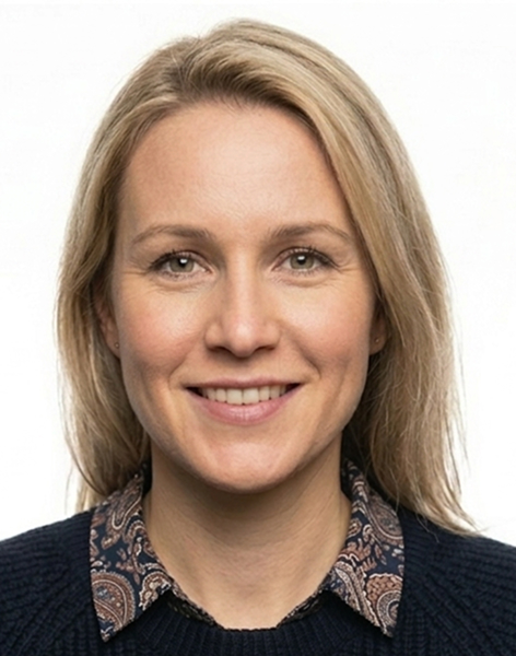 Passport photo after AI processing with compliant background and cropping